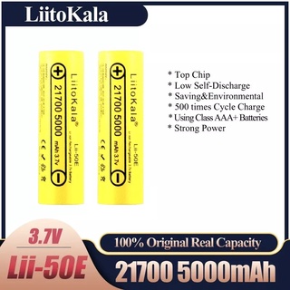 Pin liitokala 21700 5000mah xả 50a chính hãng