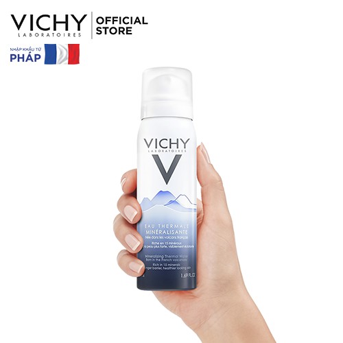 [Giá rẻ] Nước xịt khoáng dưỡng da Vichy Mineralizing Thermal Water 50ml