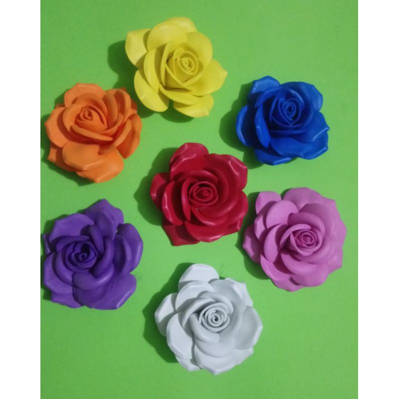 Hoa hồng mút xốp 11cm, giá : 7k/ cái