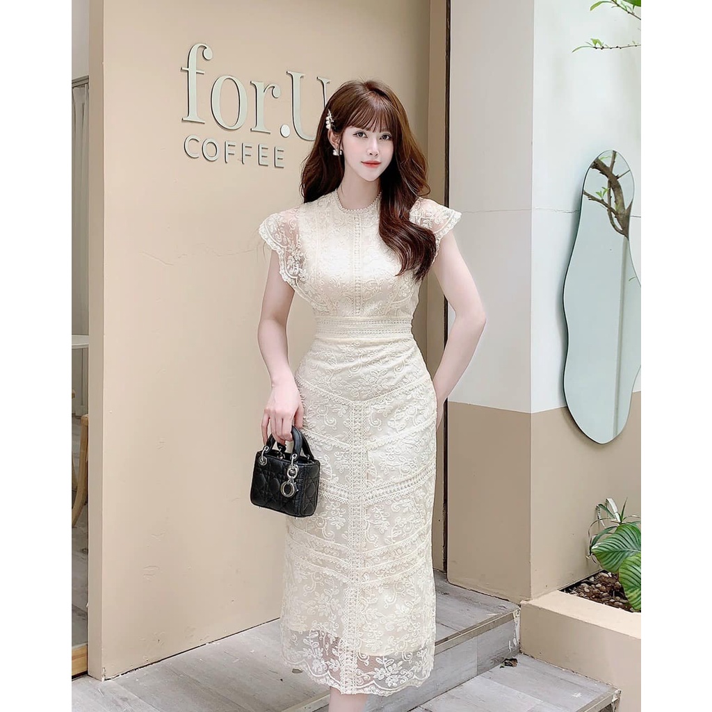 Váy Body ren tay siêy xinh