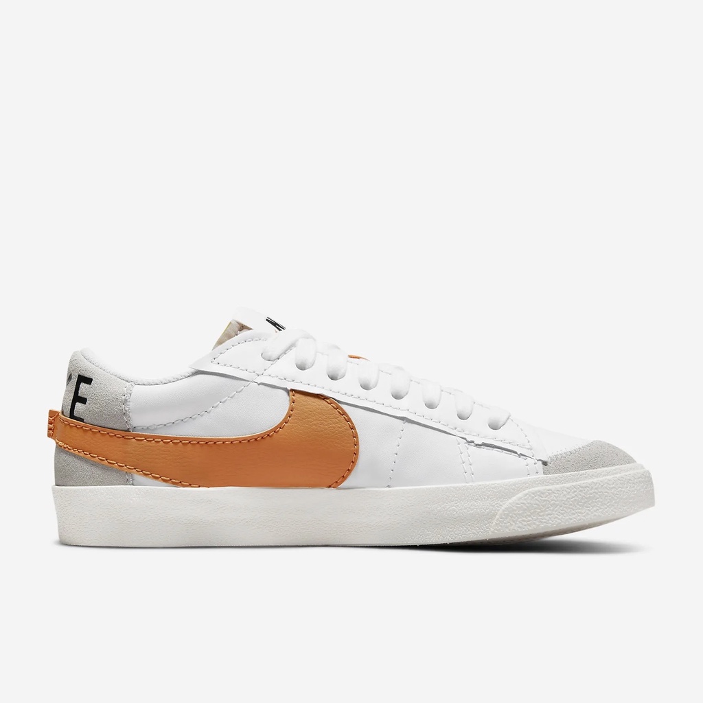 Giày Nike Low Blazer Jumbo CHÍNH HÃNG Nike Blazer Low '77 Jumbo Vintage White Orange [DN2158-100] - Simple Sneaker
