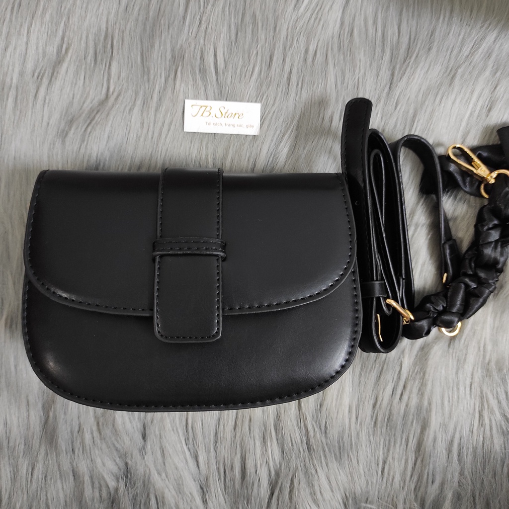 Túi đeo chéo basic khăn nơ - Hàng loại 1 - TB.Store DC328 19x14x7