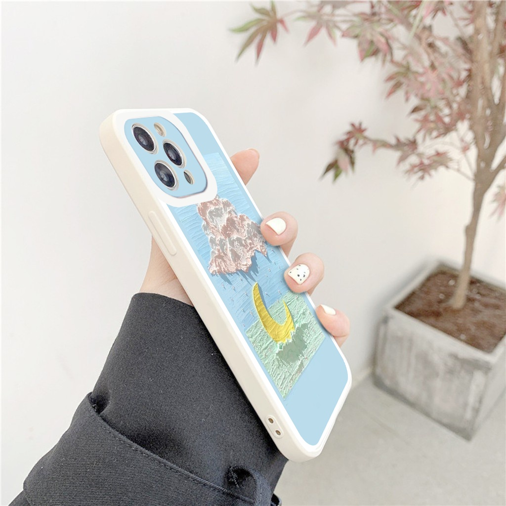 Ốp lưng iphone Dream Sea ốp cạnh vuông iphone 6splus/7/7plus/8/8plus/x/xr/xs/11/12/pro/max/plus/13promax tr403