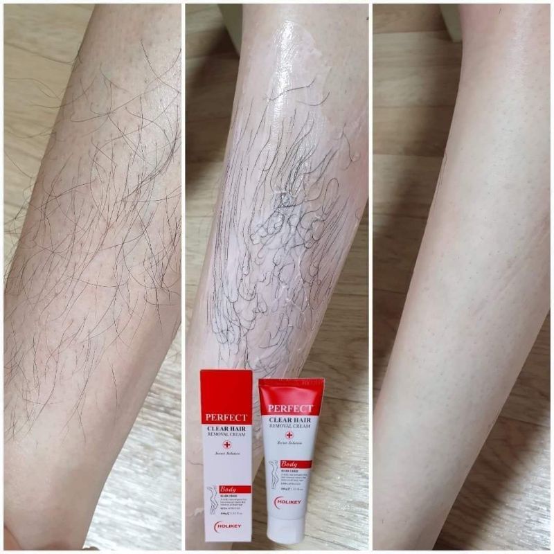 (GRAB - NOWSHIP) (DATE 02-04-2023) Kem Tẩy Lông Holikey Perfect Clear Hair Removal Cream 100g