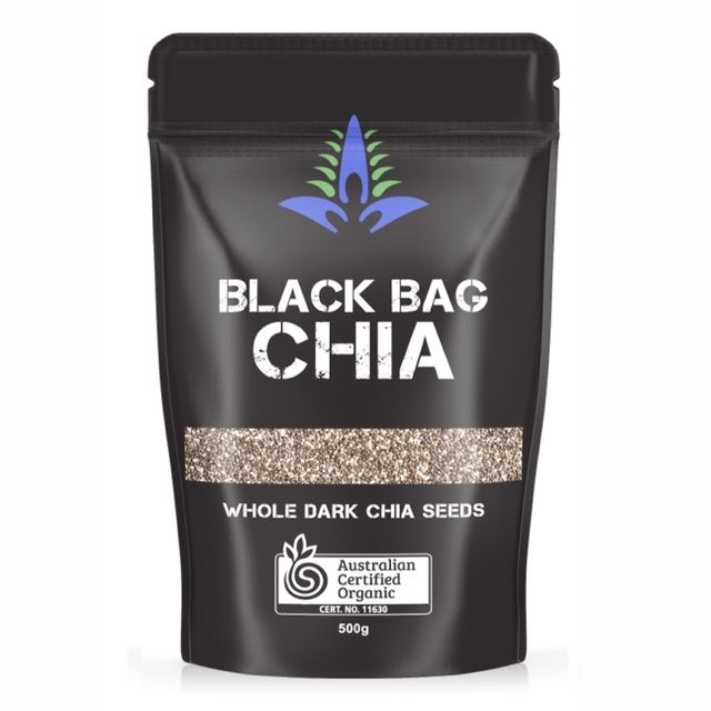 Túi 500g hạt chia đen date 2026