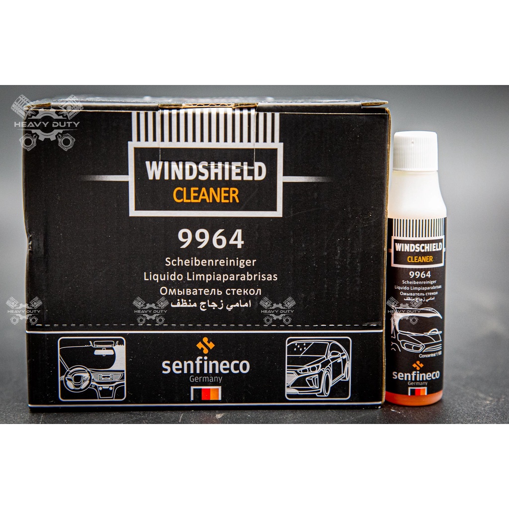 [Combo 2 Chai] Nước Rửa Kính Đậm Đặc Cao Cấp - Senfineco Windshield Cleaner 1:100 Concetrate 9964 [32ML] [Hương Cam]]