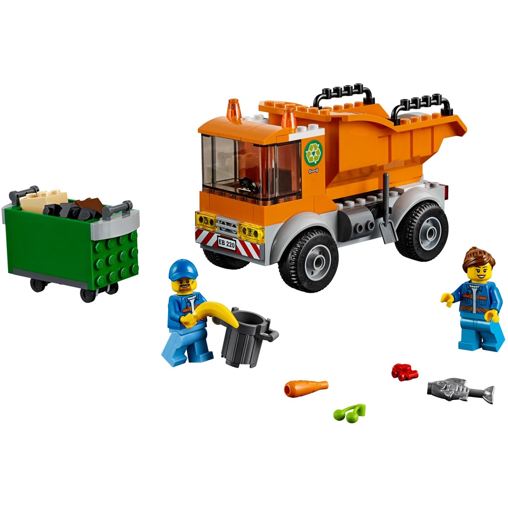 Lego city 60220 - Xe Tải Chở Rác