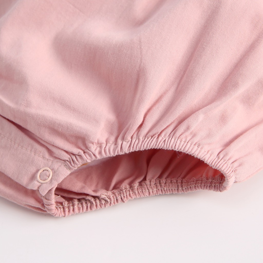 Bộ Áo Liền Quần Sanlutoz Bằng Chất Liệu Cotton Dài Tay In Họa Tiết Hoa Phong Cách Công Chúa Dành Cho Bé Gái