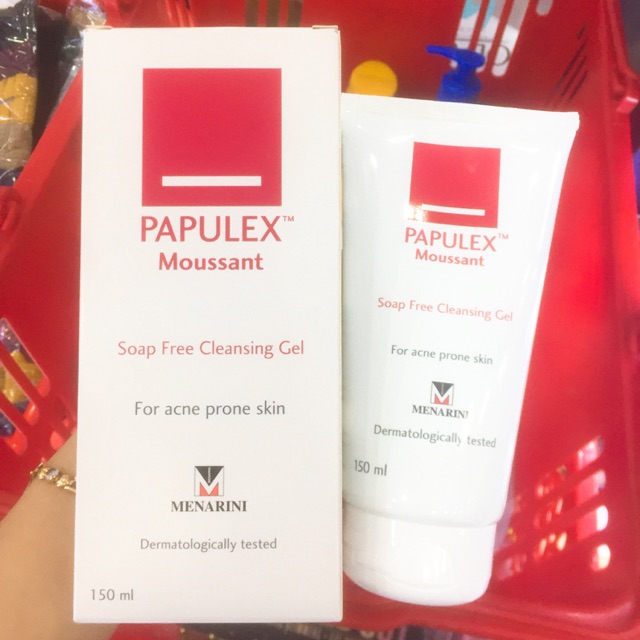 Sữa rửa mặt Papulex moussant soap free cleansing gel