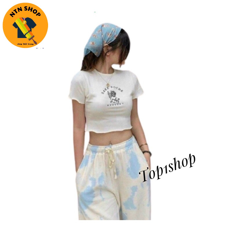 Áo Croptop in Cuốn Biên SAKE POCHE .