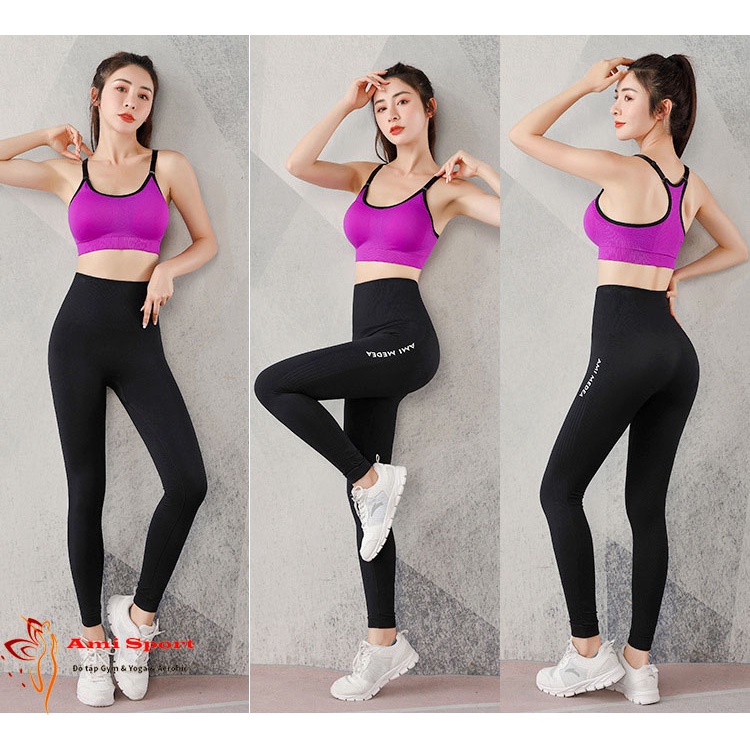 Áo bra tập Gym Yoga Aerobic vải dầy dặn, mặc tôn dáng nâng ngực, co giãn thoải mái, thấm hút mồ hôi A13