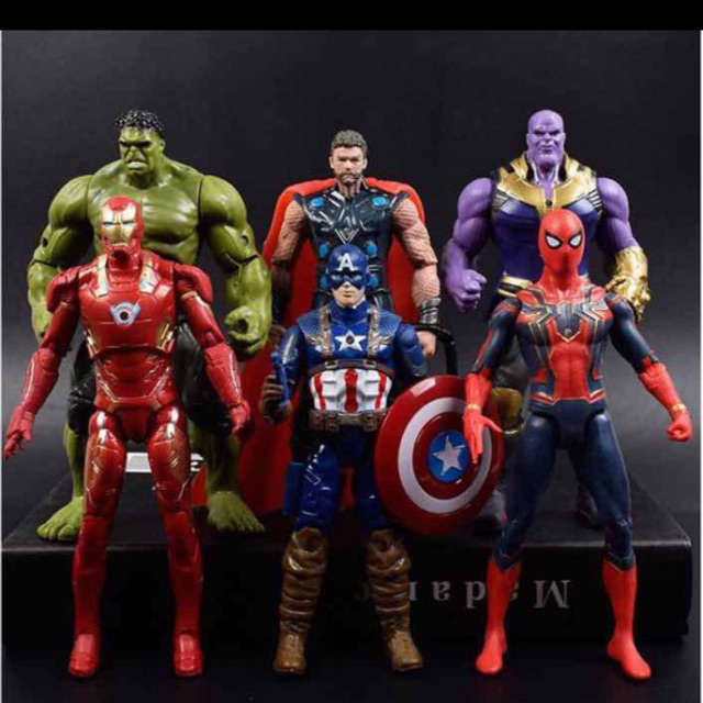 Bộ 6 mô hình marvel
