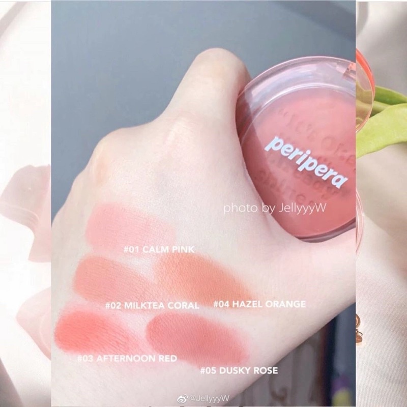 Má hồng PERIPERA PURE BLUSHED SUNSHINE CHEEK