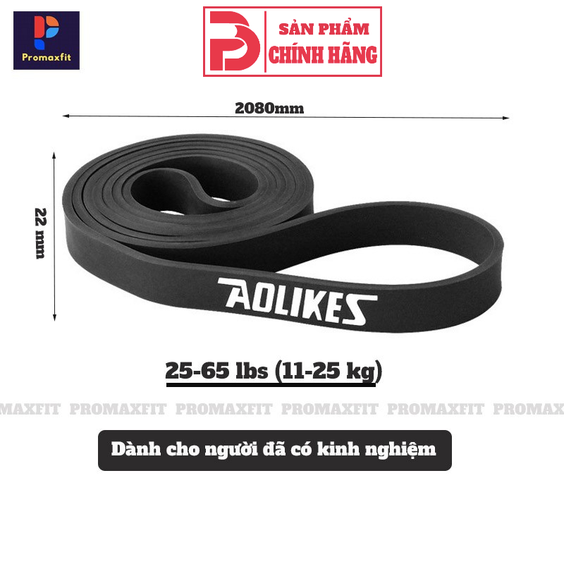 Dây kháng lực tập gym power band Aolikes đàn hồi cao su tập tay chân mông vai đùi nam nữ