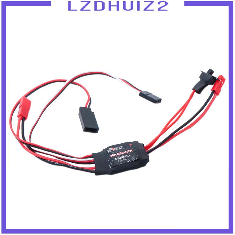 Esc Chổi Than 30A Cho Mô Hình Xe Điều Khiển Từ Xa 1 / 24 1 / 16 1 / 18 1 / 24