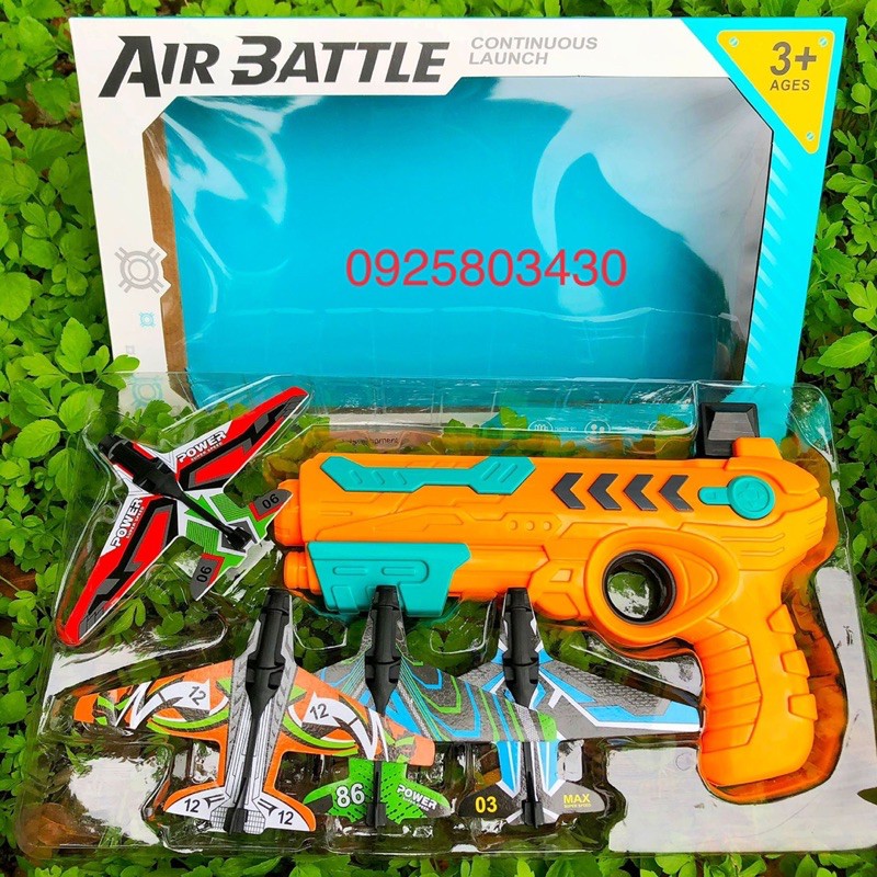 Súng đồ chơi phóng máy bay Jasmine Baby cho bé từ 3 tuổi