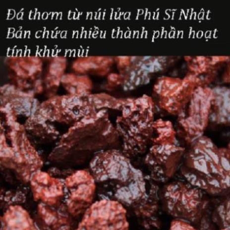 Cốc đá thơm CAO CẤP hương cà phê và nước hoa từ đá núi lửa hoạt tính khử vi khuẩn nấm gây mùi