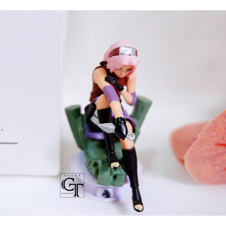 Set 6 con mô hình Naruto siêu cute, đáng yêu