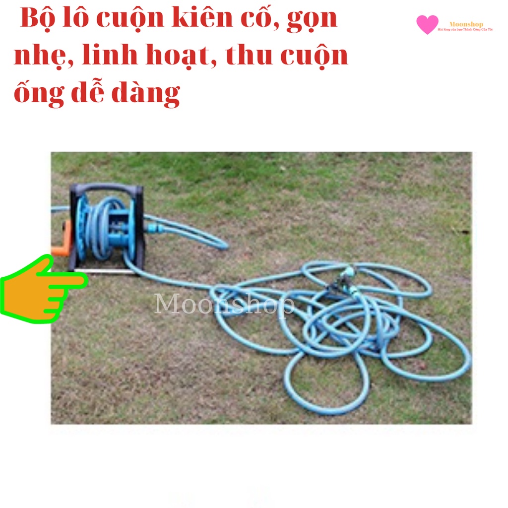 [COMBO] Bộ Rulo Cuốn Dây Nước Tưới Cây, Khung Rulo Cuộn Dây Nước Của Lionking-Tonydx, Dài 10-15m, Đủ Phụ Kiện