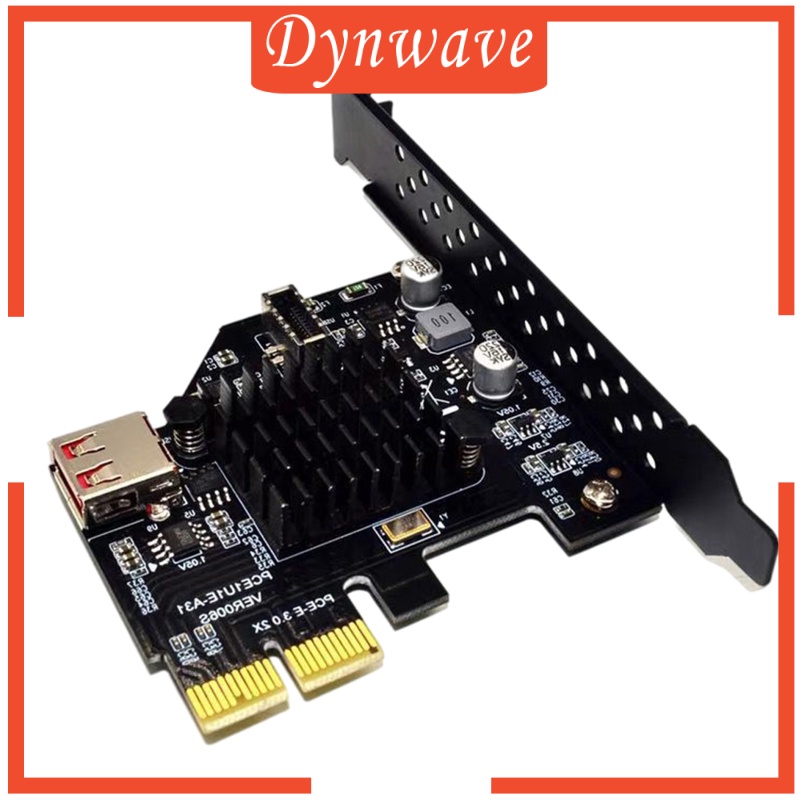 [DYNWAVE] USB3.1 Expansion Card 10 Gbit/s PCI Express 3.0 X2 Adapter for Desktop