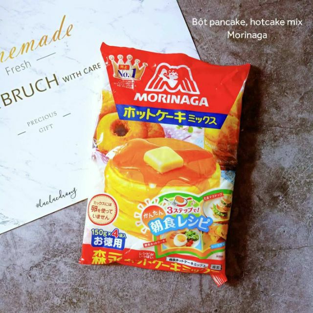 [MORINAGA] Bột làm bánh pancake, muffin, bông lan, hotcake pha sẵn cho bé từ 12 tháng tuổi