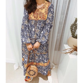 ORDER | Boho Style | Váy boho vintage hoa nhí dáng dài