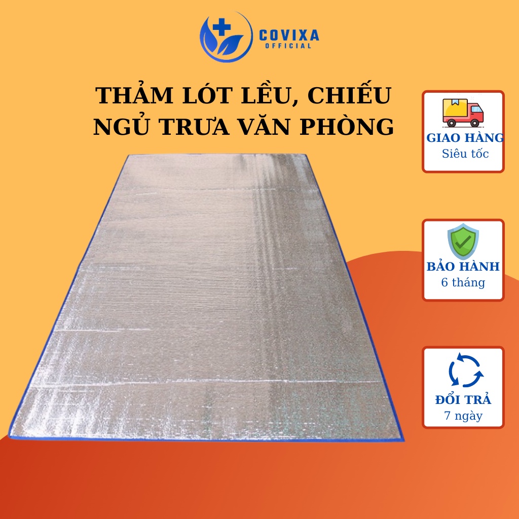 Chiếu ngủ văn phòng,thảm lót lều cắm trại, thảm Đi Phượt chống thấm dày 3mm Covixa22.official