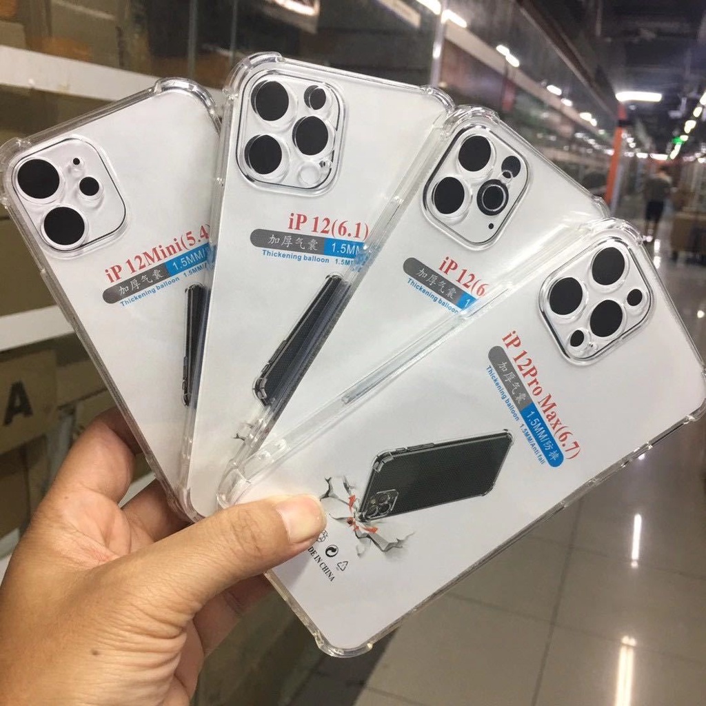 Ốp lưng iphone trong suốt chống sốc dẻo silicon  6/6plus/6s/6splus/7/7plus/8/8plus/x/xr/xs/11/12/13pro/max/plus/13promax