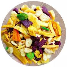 Trái Cây Sấy Thập Cẩm Cao Cấp 500g Nguyên Miếng Hàng Xuất Khẩu Đặc Sản Đà Lạt