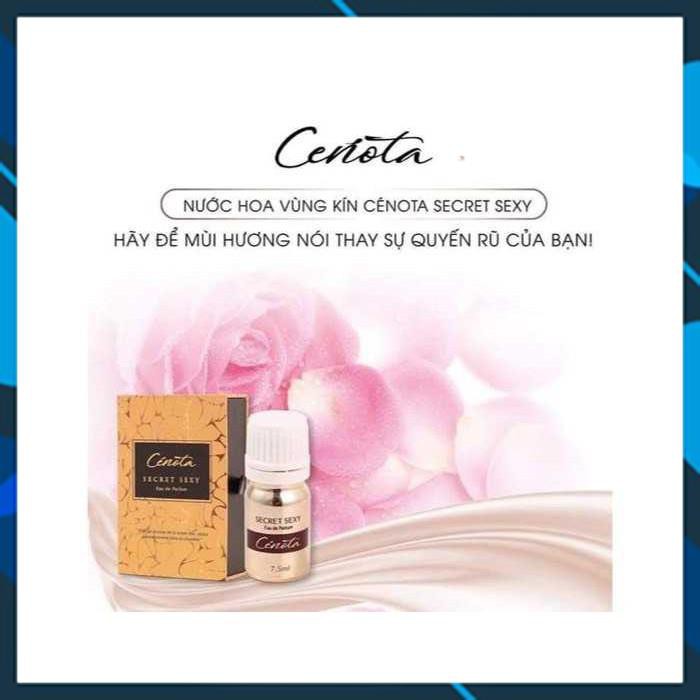 [BÁN LỖ LẤY ĐÁNH GIÁ 5 SAO] Nước Hoa Vùng Kín Cenota Secret Sexy 5ml Quyến Rũ, Khả Năng Lưu Hương Lên Tới 24