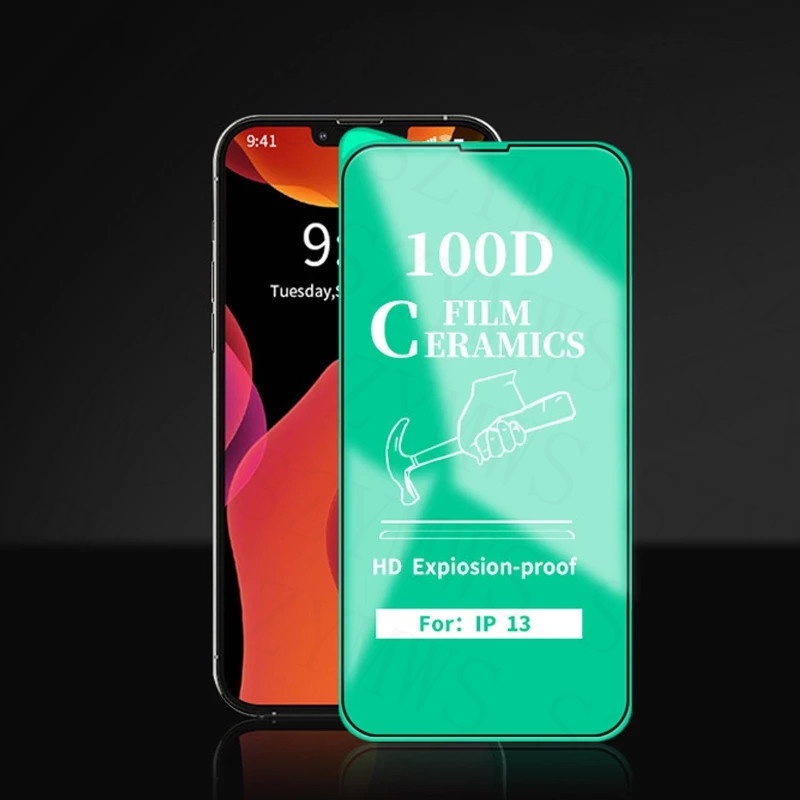 Miếng Dán Bảo Vệ Màn Hình Bằng Gốm Cho iphone 11 12 13 14 15 pro max plus 12 13 mini x xr xs max 7 8 plus