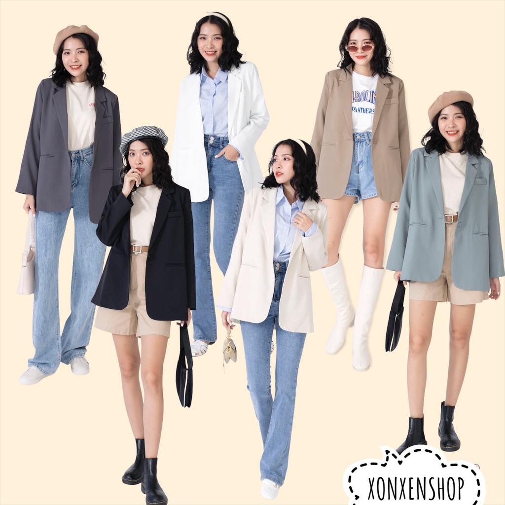 Áo Khoác Vest nữ Freesize Chất Đẹp - XONXEN 468 LÊ DUẨN ĐÀ NẴNG- MÃ 263