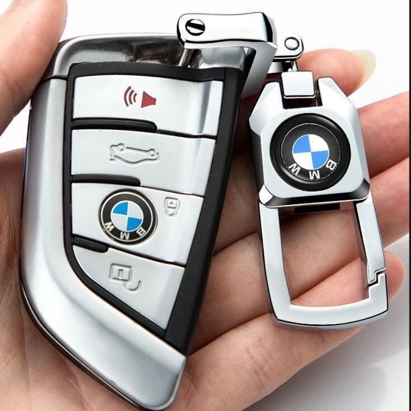 Móc Khóa Xe Hơi Bằng Hợp Kim Nhôm Xoay 360 Độ Chống Thất Lạc°/ Honda Toyota Mazda