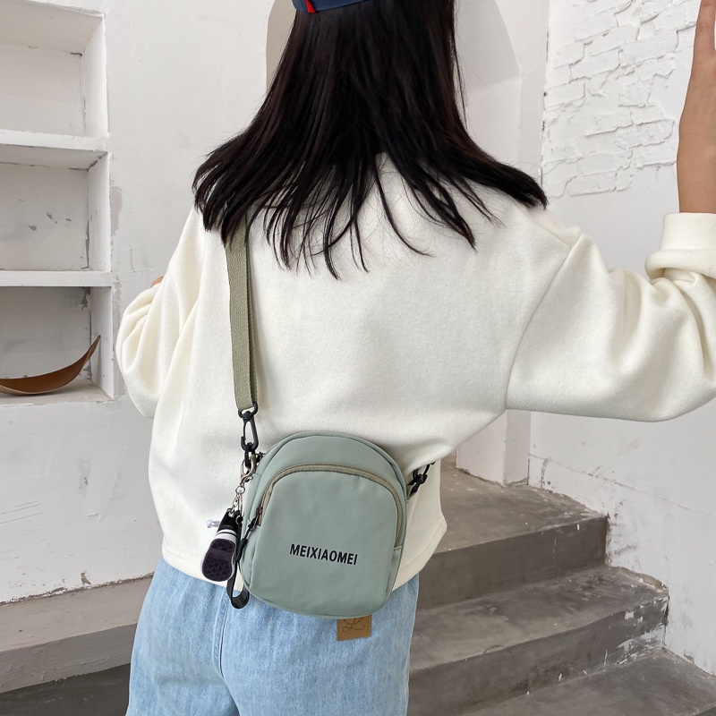 Túi Đeo Chéo Hình Vuông Cỡ Nhỏ Thời Trang Hàn Quốc Sành Điệu Cho Nữ