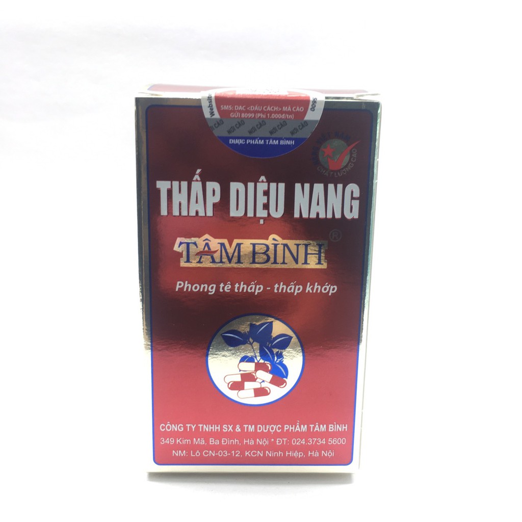 Thấp diệu nang tâm bình lọ 60 viên nang