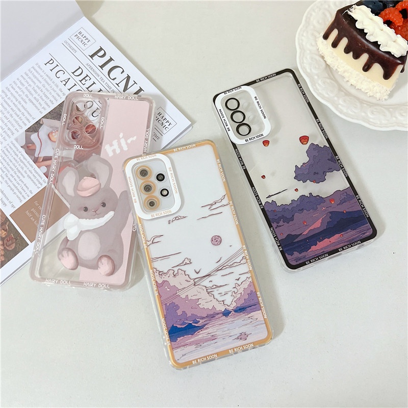 Ốp Điện Thoại Cho OPPO A15 A16 A54 4G A3S A12E A52 A92 A31 A5 A9 A53 2020 A5S A7 A37 A37F F9 A93 A94 RENO 4F 5F