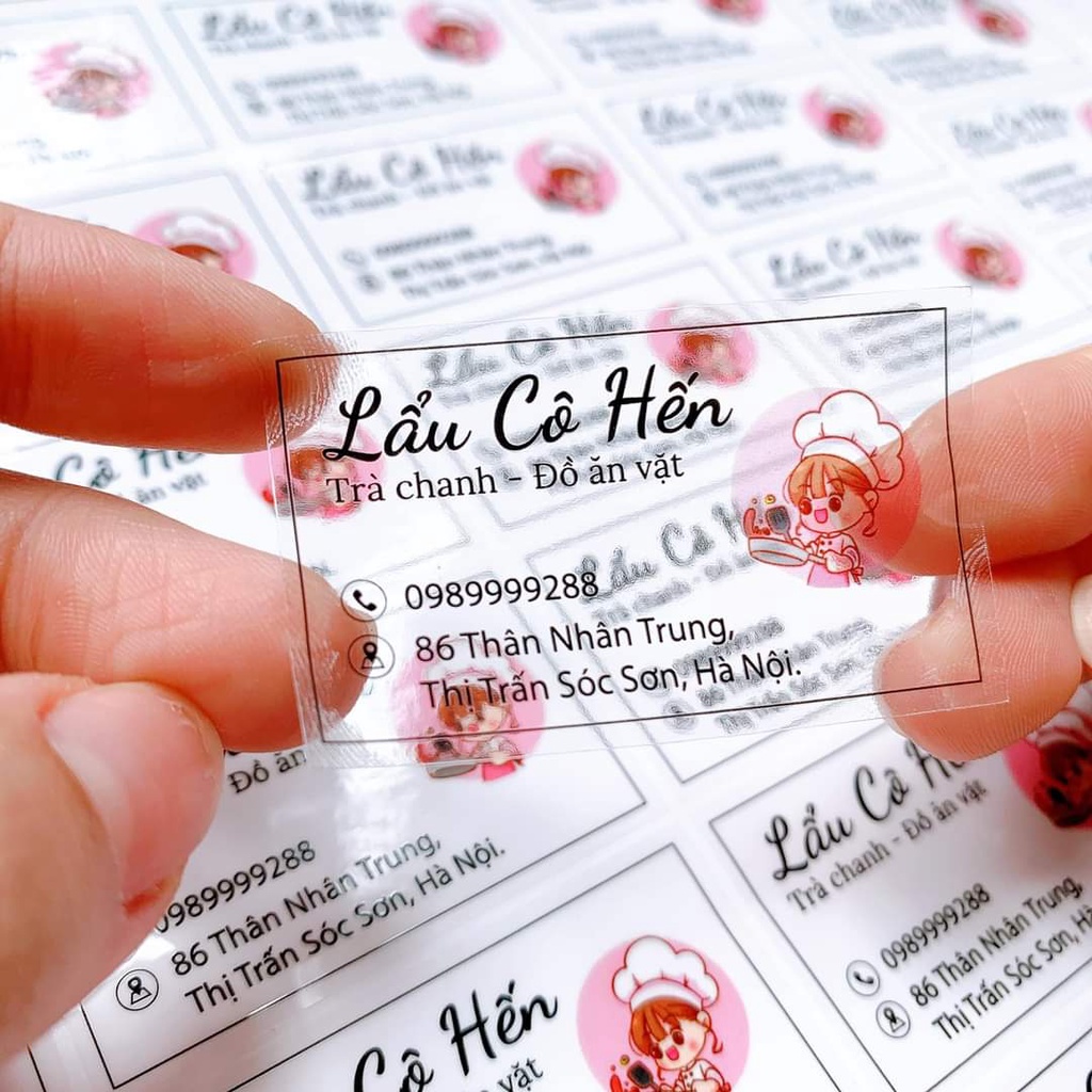 1000 Tem nhãn, Thiết kế theo yêu cầu