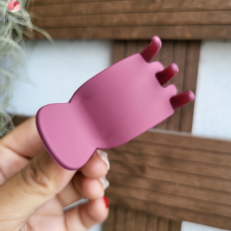 1 Kẹp Gấp Tóc 5 Chấu Nhám Nhiều Màu Cực Xinh Giao Màu Ngẫu Nhiên