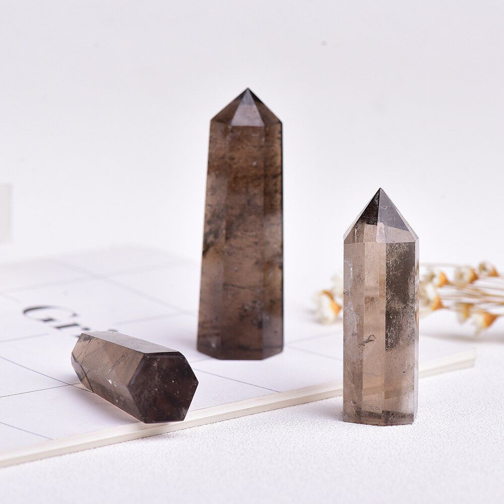 Đá vụn thanh tẩy Smokey quartz