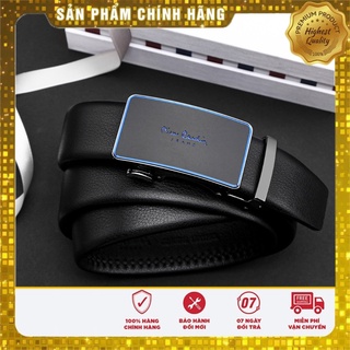   Chính Hãng  Thắt Lưng Nam Pierre Cardin Da Bò Mặt Kính Màu Xanh 