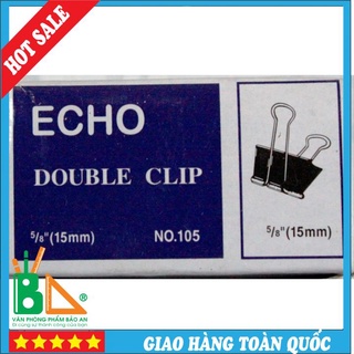 Kẹp sắt clip 15mm hộp 12 chiếc / kẹp bướm đen loại đẹp / kẹp hồ sơ, tài liệu, kẹp giấy