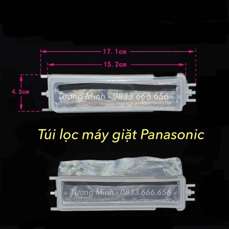 Túi lọc rác máy giặt Panasonic 4.5cm x 17.1cm