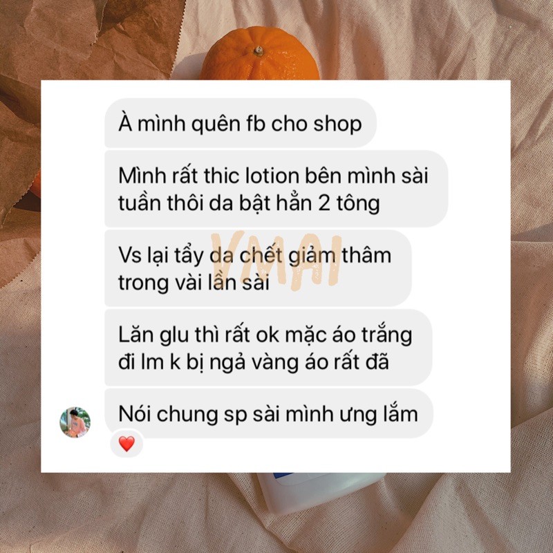 Kem dưỡng thể trắng da body lotion Gluta C (kèm feedback)