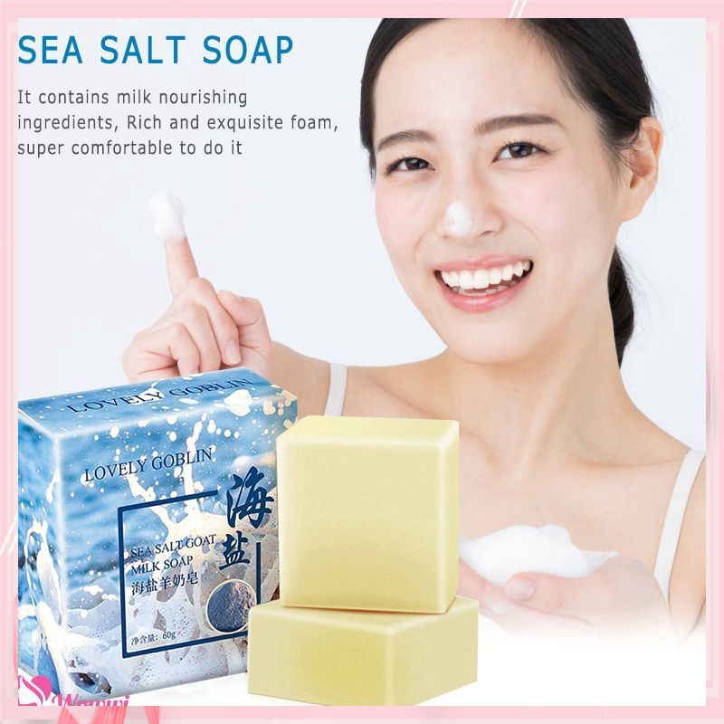 [Hàng mới về] Xà phòng muối biển làm sạch tẩy trang nhẹ điều tiết dầu | BigBuy360 - bigbuy360.vn