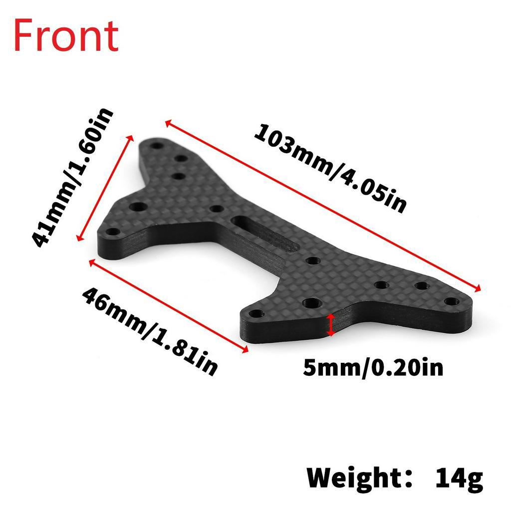 Tháp Giảm Xóc Trước Và Sau Bằng Sợi Carbon Cho Xe Hơi Điều Khiển Từ Xa ARRMA 1 / 7 6S BLX 6S BLX