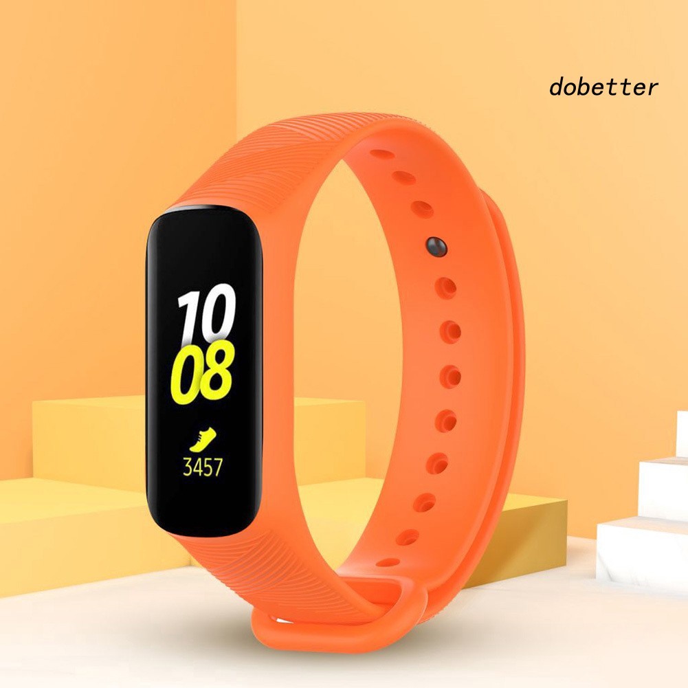Dây đeo đồng hồ chất liệu silicon mềm xinh xắn cho Samsung Galaxy Fit-E R375
