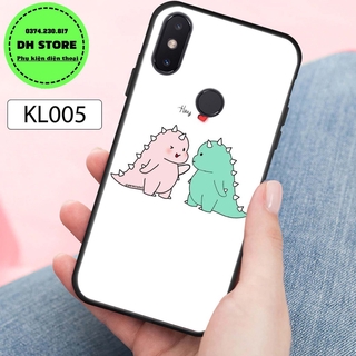 [ HOT ] Ốp lưng điện thoại Xiaomi Mi 5x - Mi6 - Mi6 pro - Note 6 - Note 6 Pro - Mi 8 in hình khủng long đáng yêu.