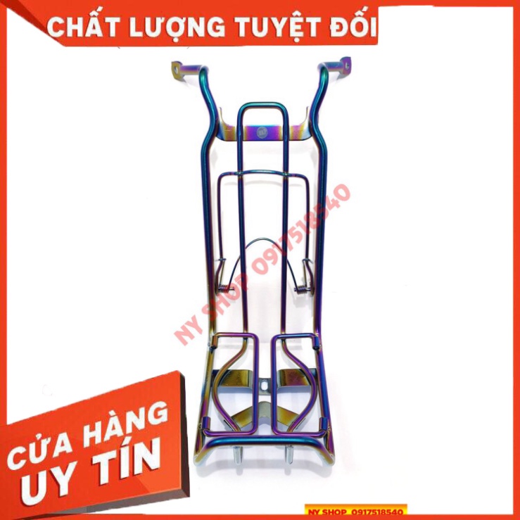 BAGA WAVEL ALPHA 2012-2016 VÀ WAVE RS INOX MÀU TITAN LOẠI 10 LY CHẮC CHẮN Sản Phẩm Chuẩn Như Hình