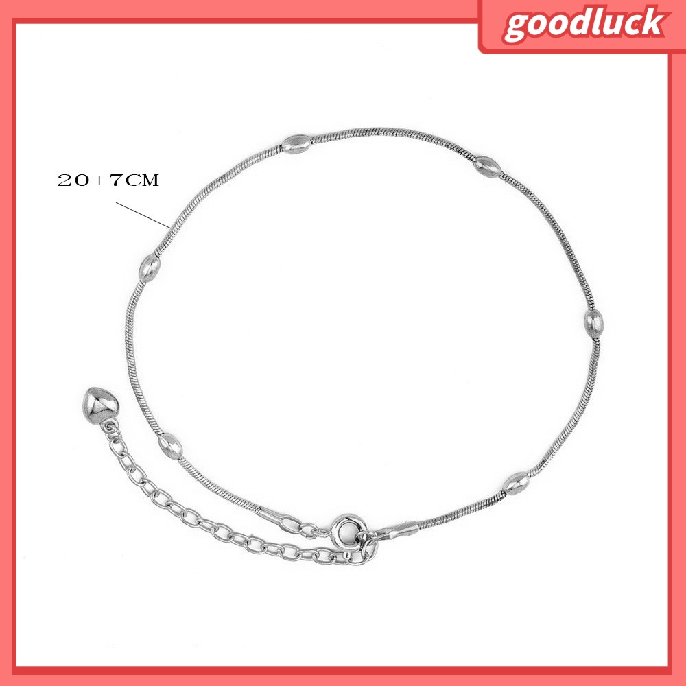 Lắc Chân Hình Trái Tim Cho Nữ