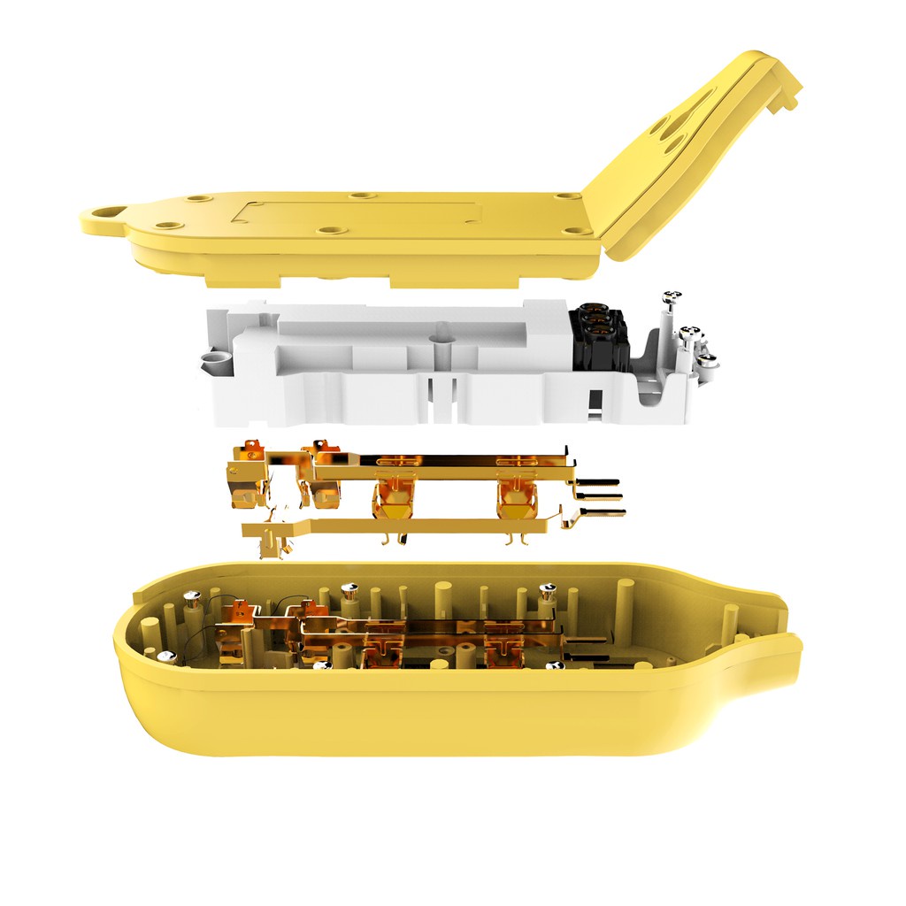 Ổ Cắm Điện Gongniu 3 Ổ Đa Năng Công Suất Lớn 4000W Chống Va Đập Siêu Chịu Tải (C4D) Chính Hãng